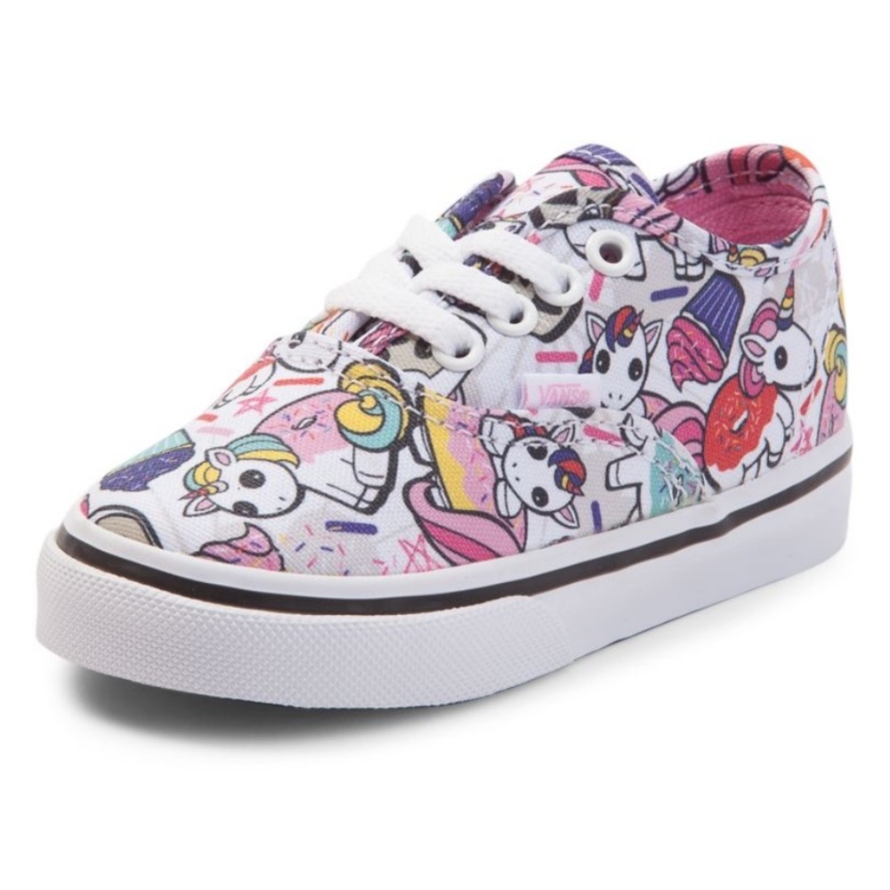 Vans Authentic Donut Unicorn Skate Shoe - Multicolored Kids Size 3.5
